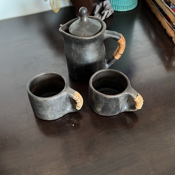 Set of antique collectors tea set. Handmade and gorgeous!!! - Picture 3 of 3